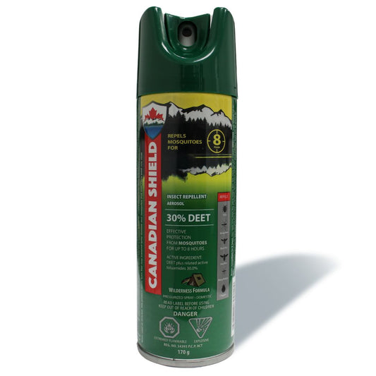 30% DEET Aerosol Insect repellent [170G] UPC: 628678899124  SKU: CSA01
