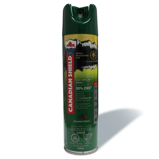 CSA02 - Canadian Shield Insect Repellent-230G 30% DEET Aerosol